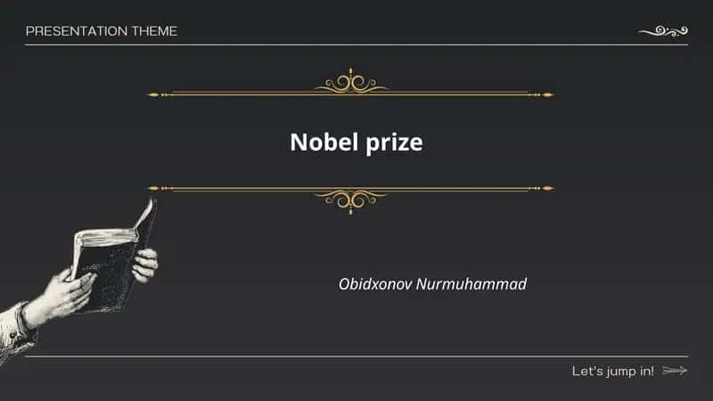 Nobel prize 1