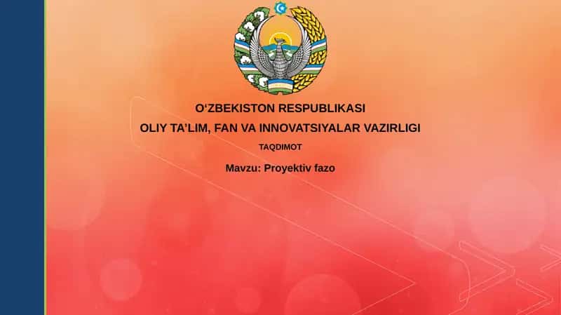 Proyektiv faza 1