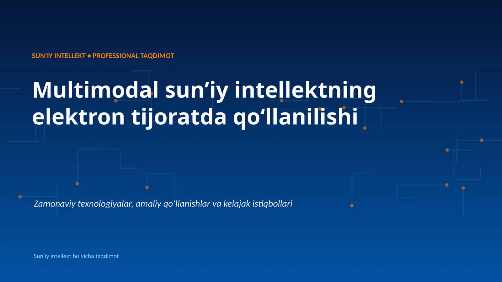 Multimodal sunʼiy intellektning elektron tijoratda qoʻllanilishi 1