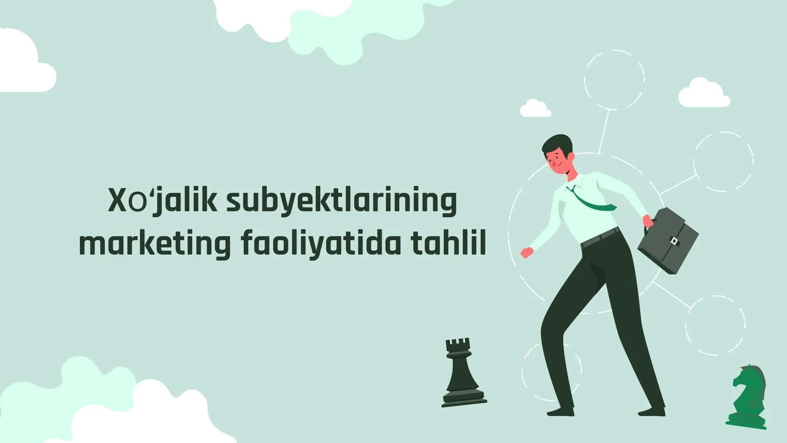 Marketing tahlilini o‘rganamiz 1