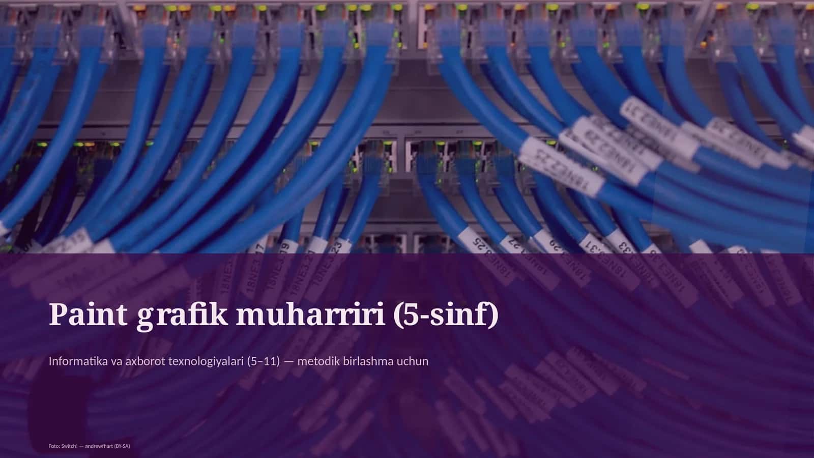 Paint grafik muharriri (5-sinf) 1