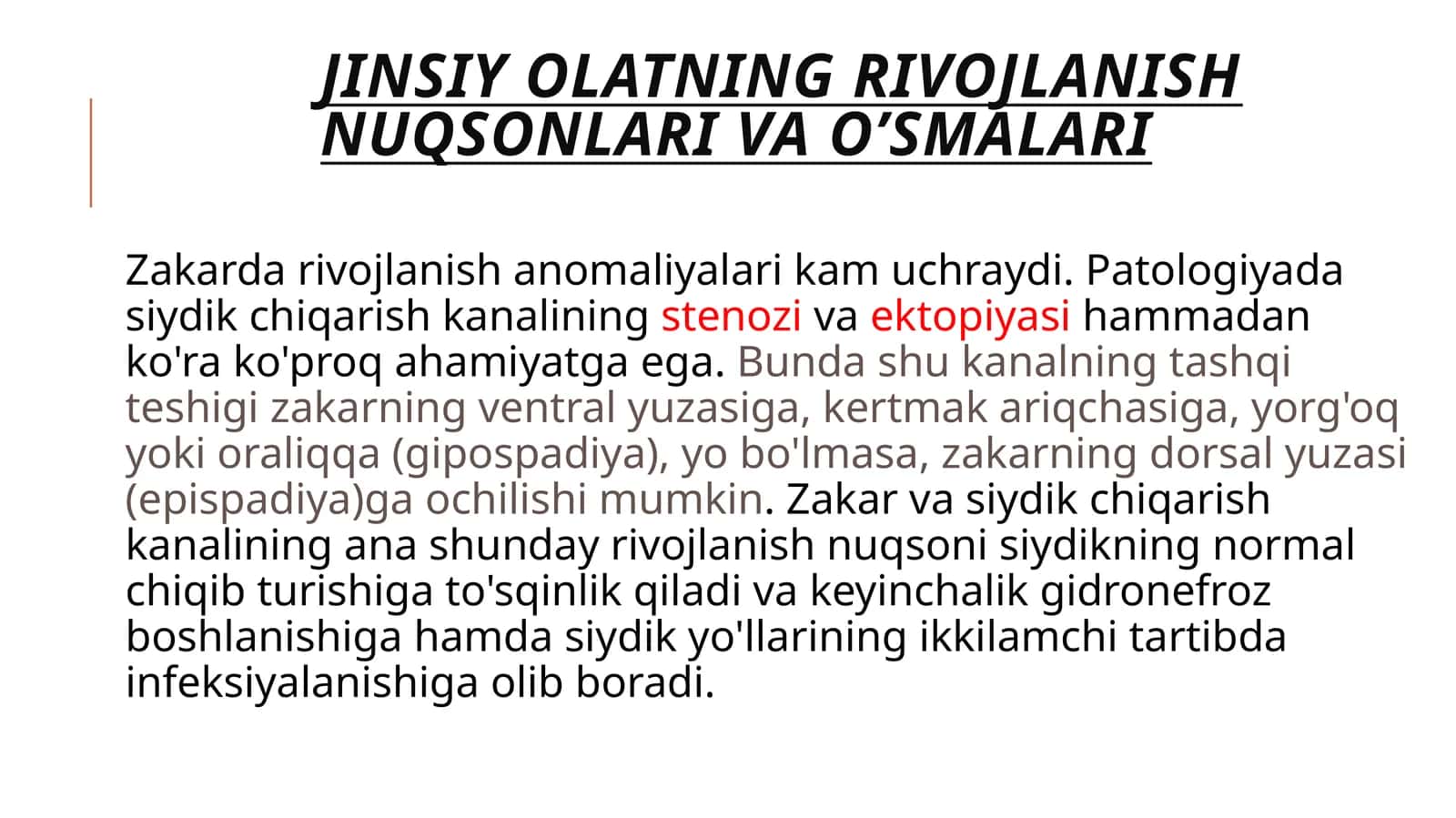JINSIY OLATNING RIVOJLANISH NUQSONLARI VA O’SMALARI 1