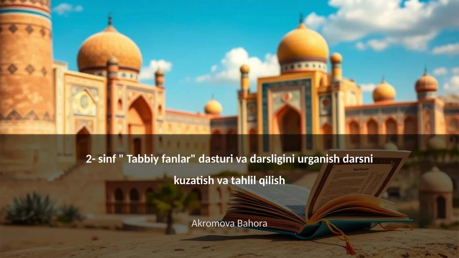 2- sinf "Tabbiy fanlar" dasturi va darsligi 1