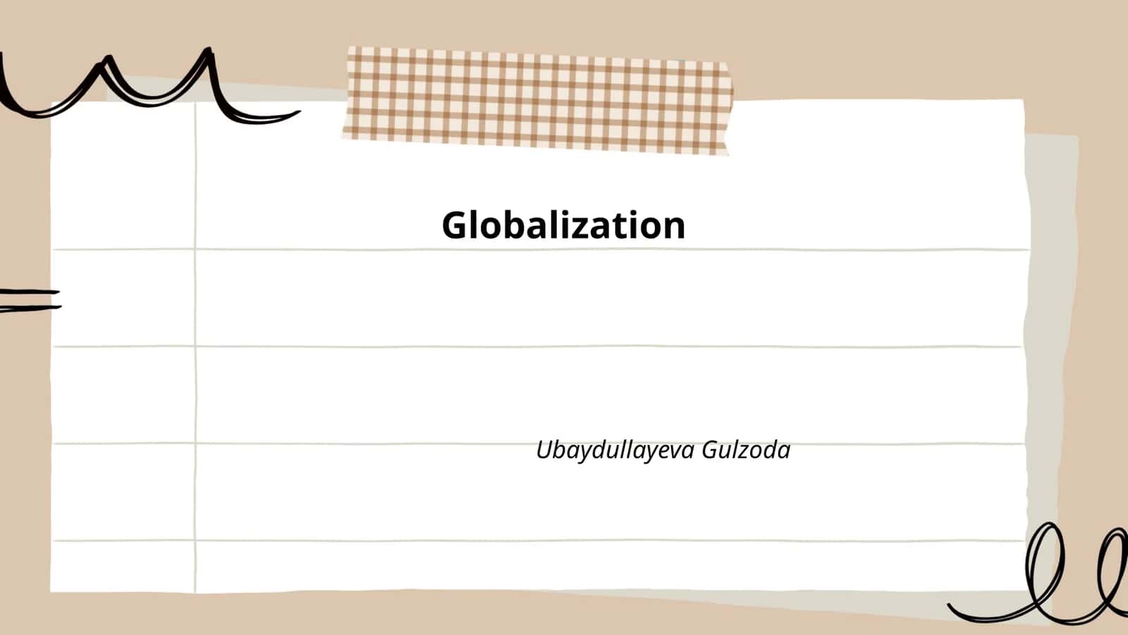 Globalization 1