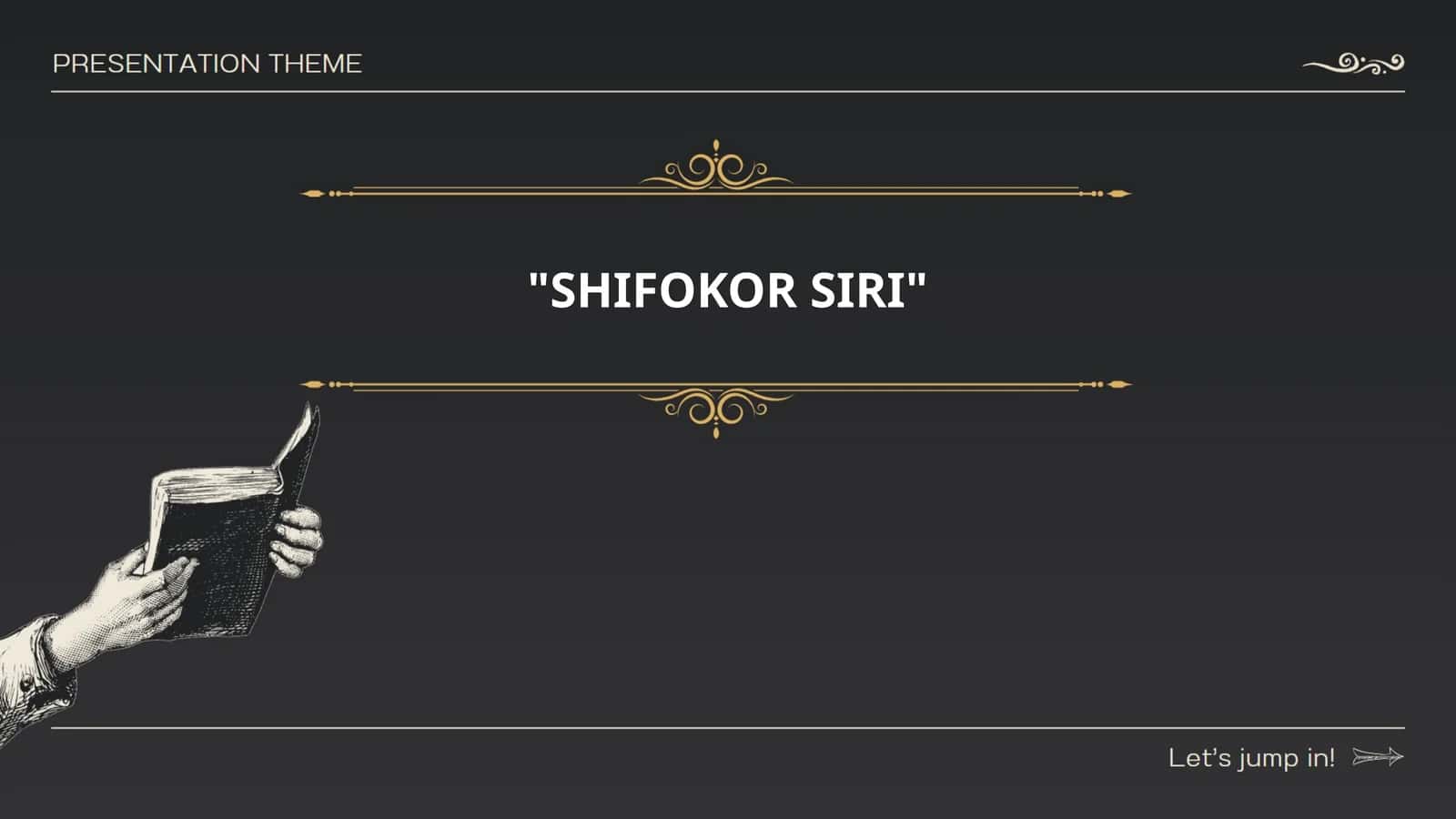 SHIFOKOR SIRI 1