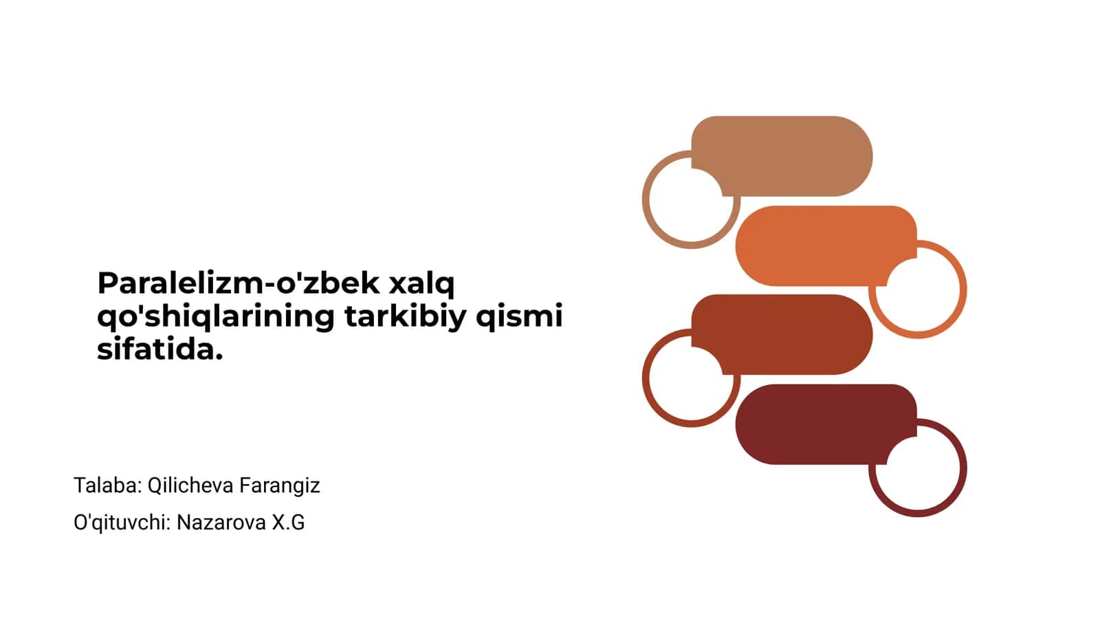 Paralelizm-o'zbek xalq qo'shiqlari 1