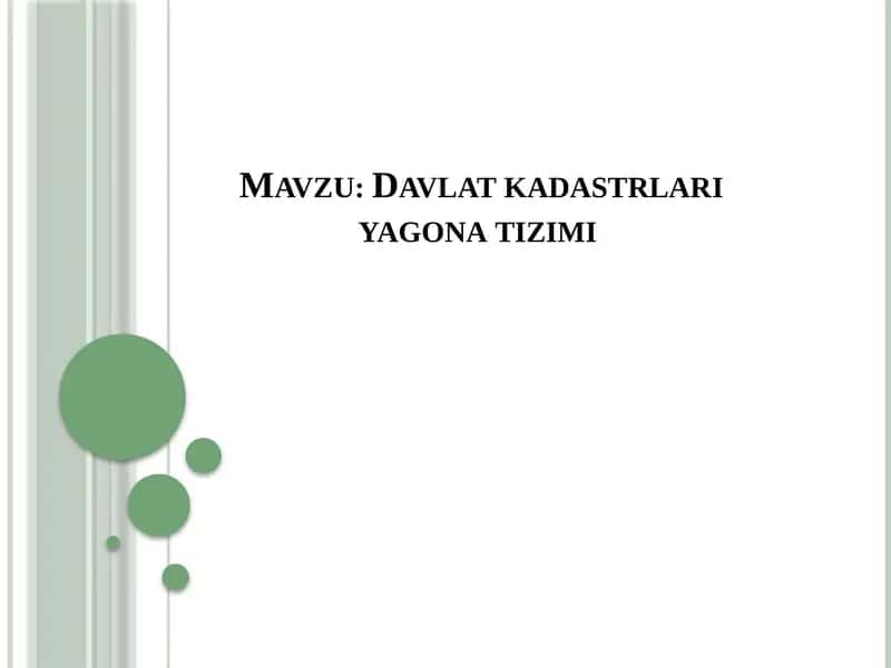 Davlatkadastrlariyagonatizimi 1