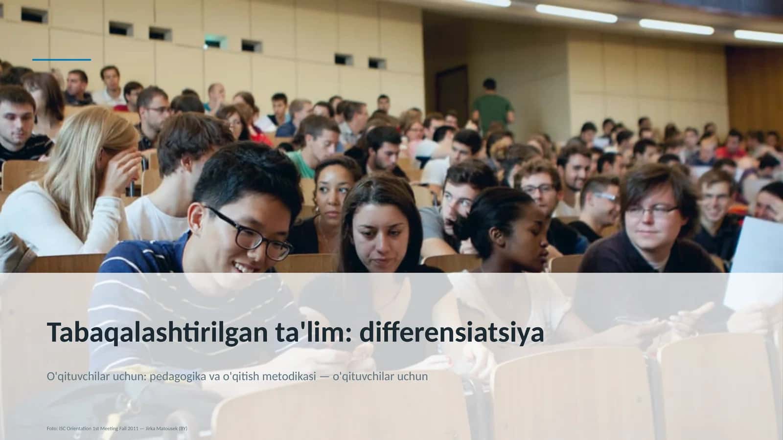 Tabaqalashtirilgan ta'lim: differensiatsiya 1
