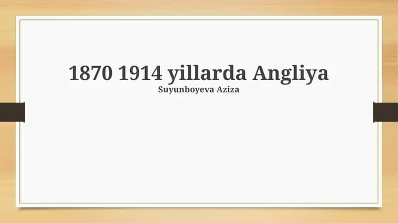 1870 1914 yillarda Angliya 1
