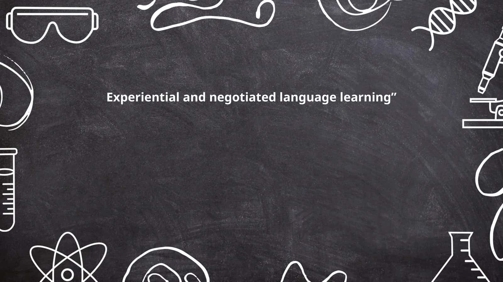Experiential and negotiated language learning 1