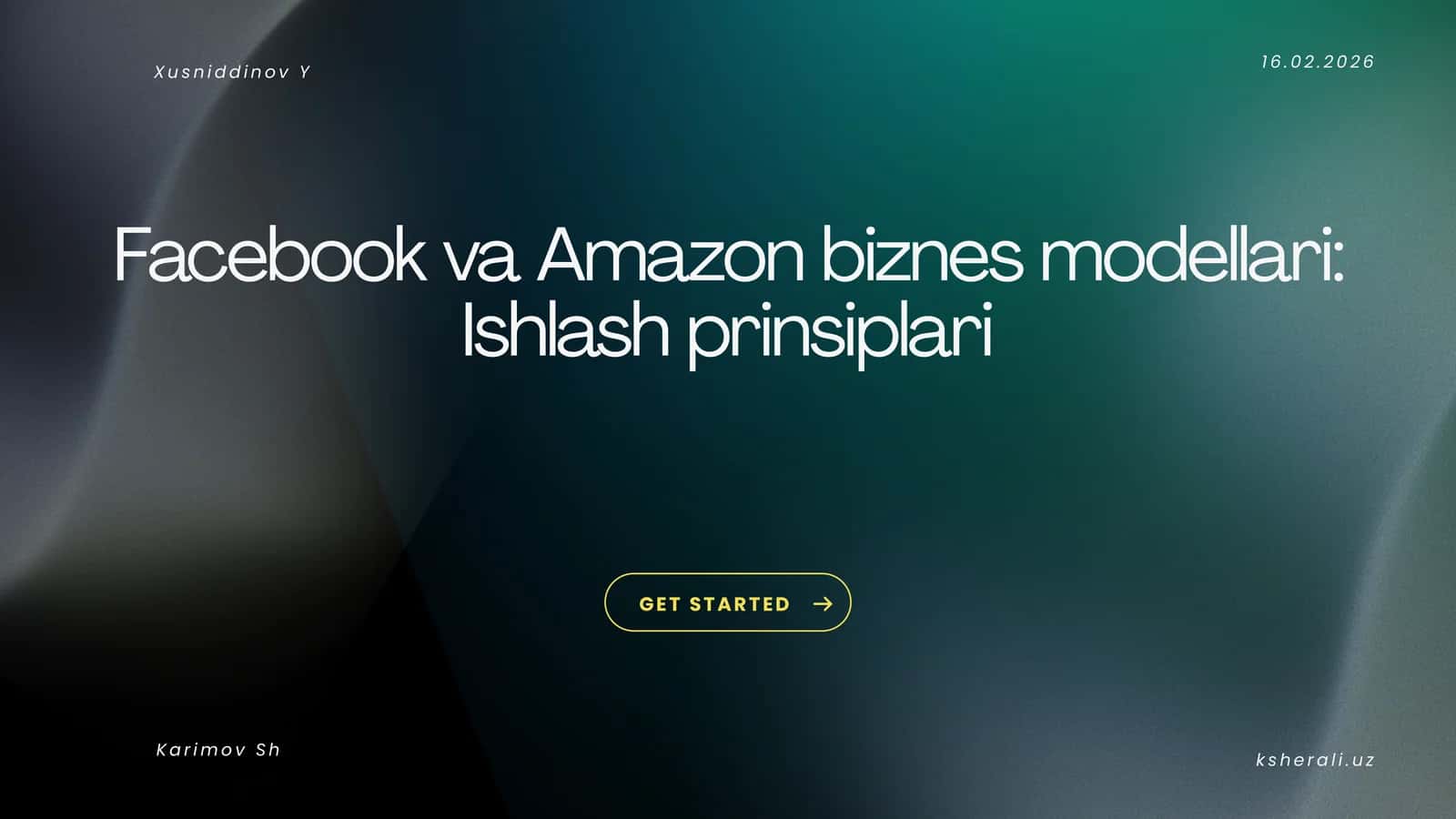 Facebook va Amazon biznes modellari: Ishlash prinsiplari 1