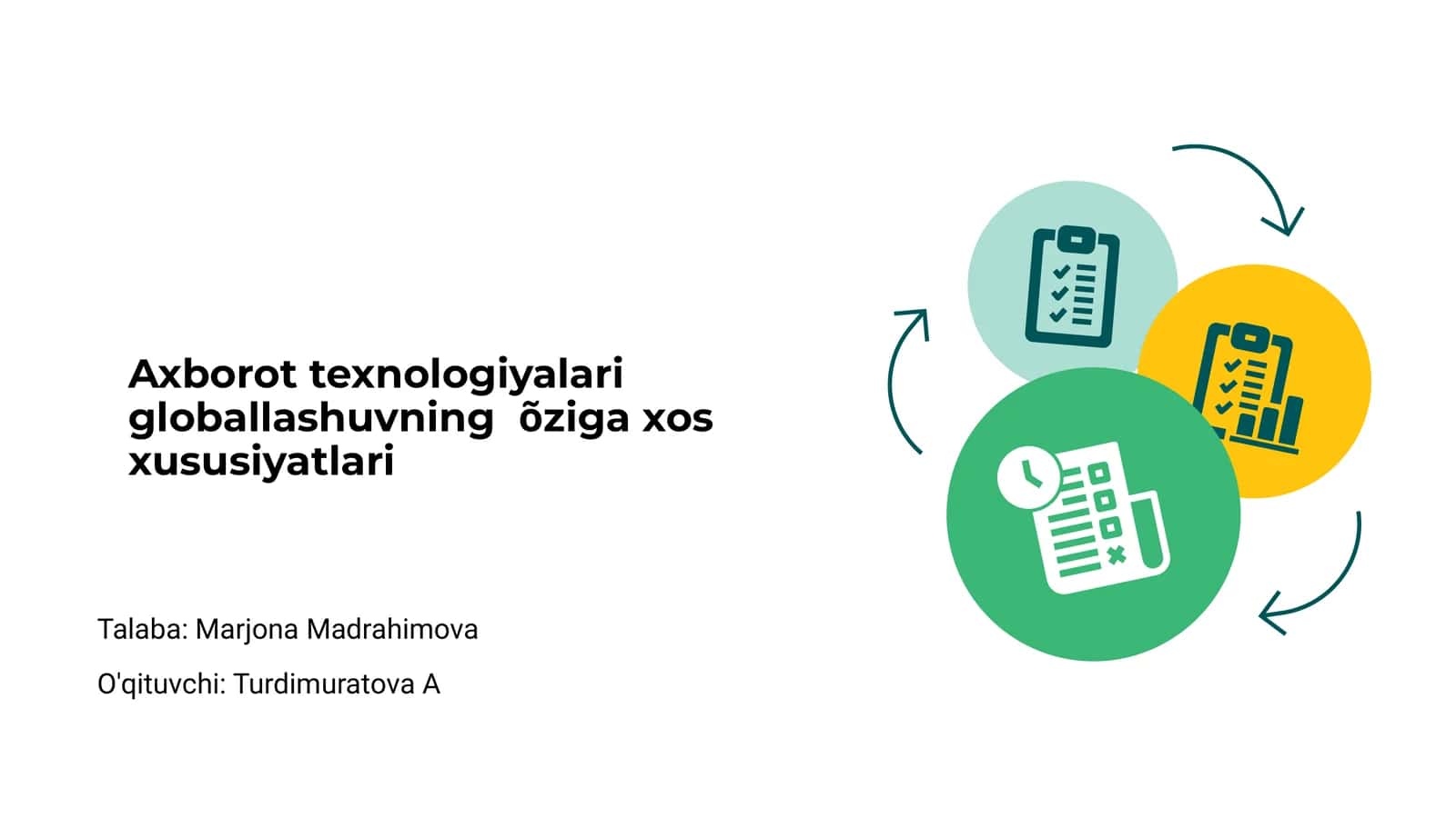 Axborot texnologiyalari globallashuvi 1