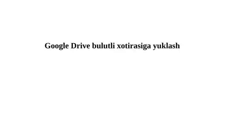 Google Drive