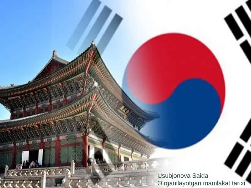 O'rganilayotgan mamlakat tarixi 1