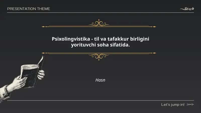 Til va tafakkur munosabati psixolingvistikasi 1