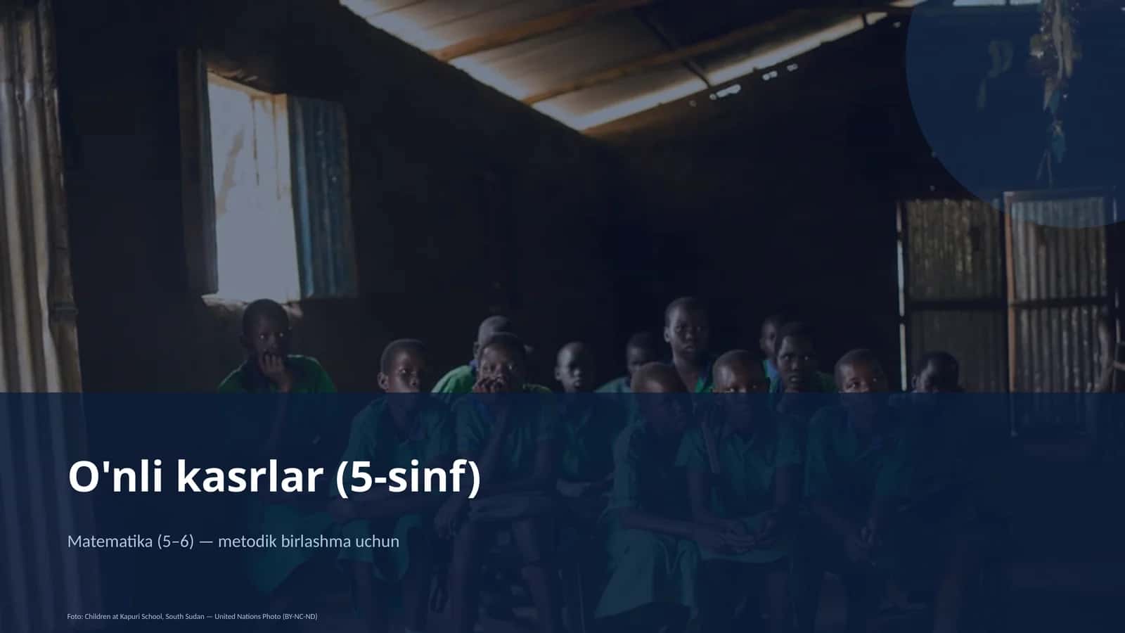 O'nli kasrlar (5-sinf) 1