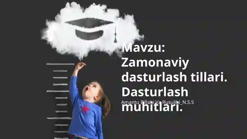Zamonaviy dasturlash tillari