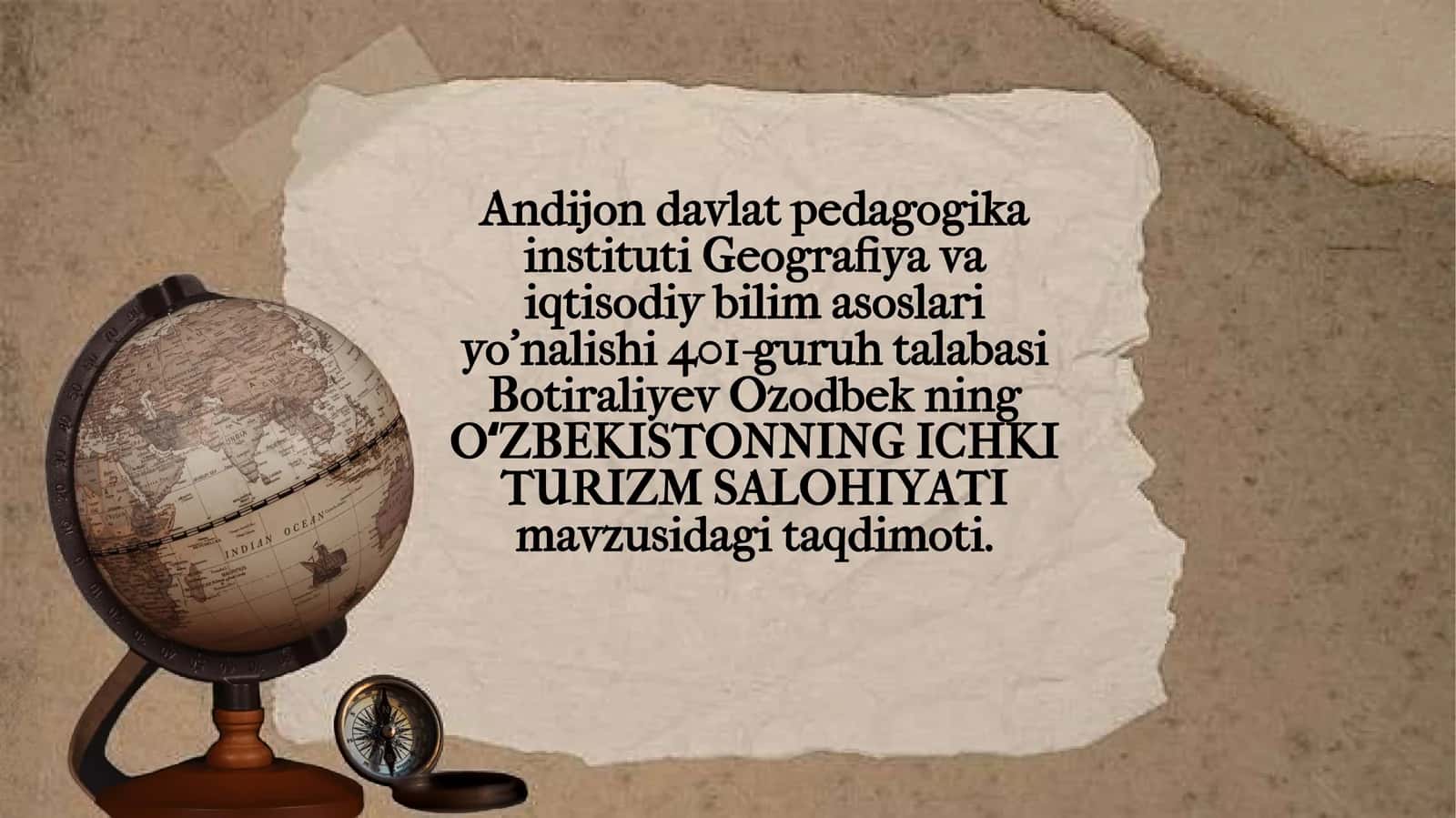 Oʻzbekistonning ICHKI TURIZM SALOHIYATI 1