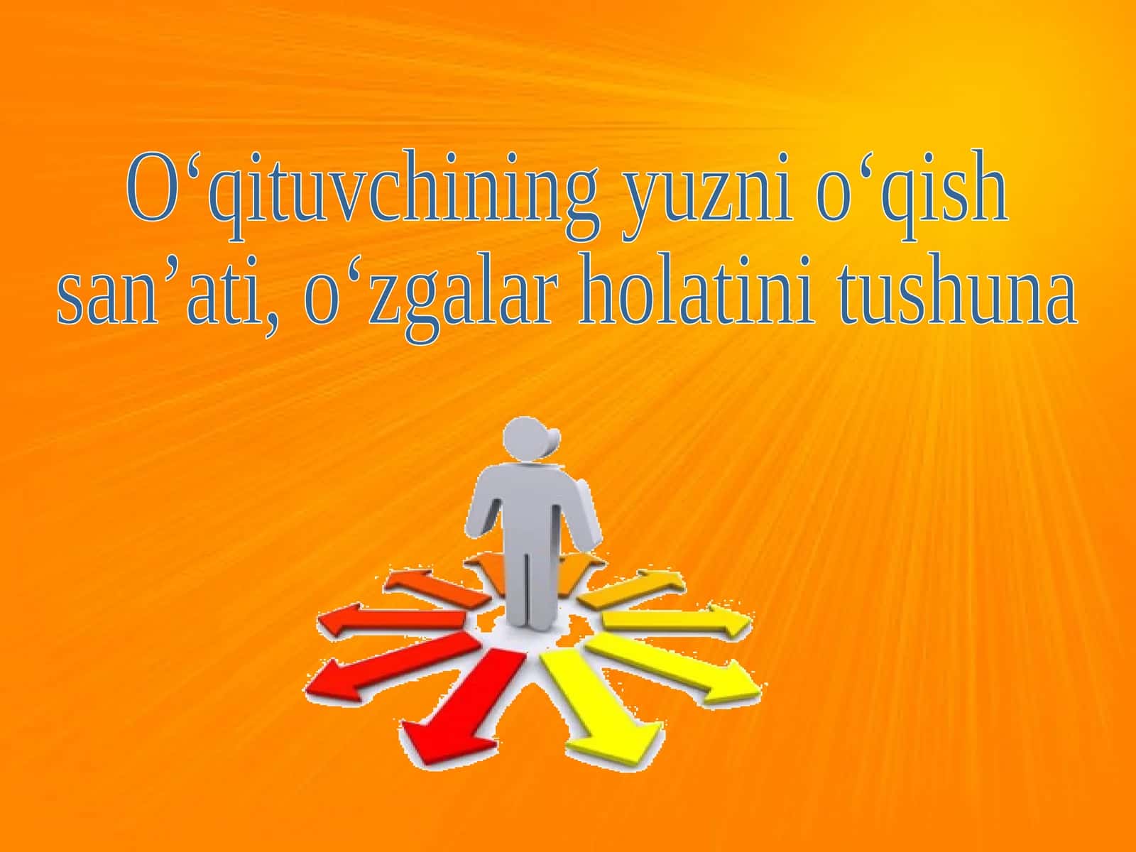 O‘qituvchining yuzni o‘qish san’ati 1