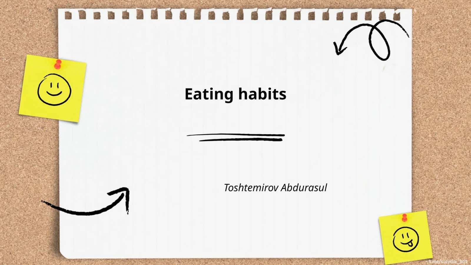 Eating habits 1