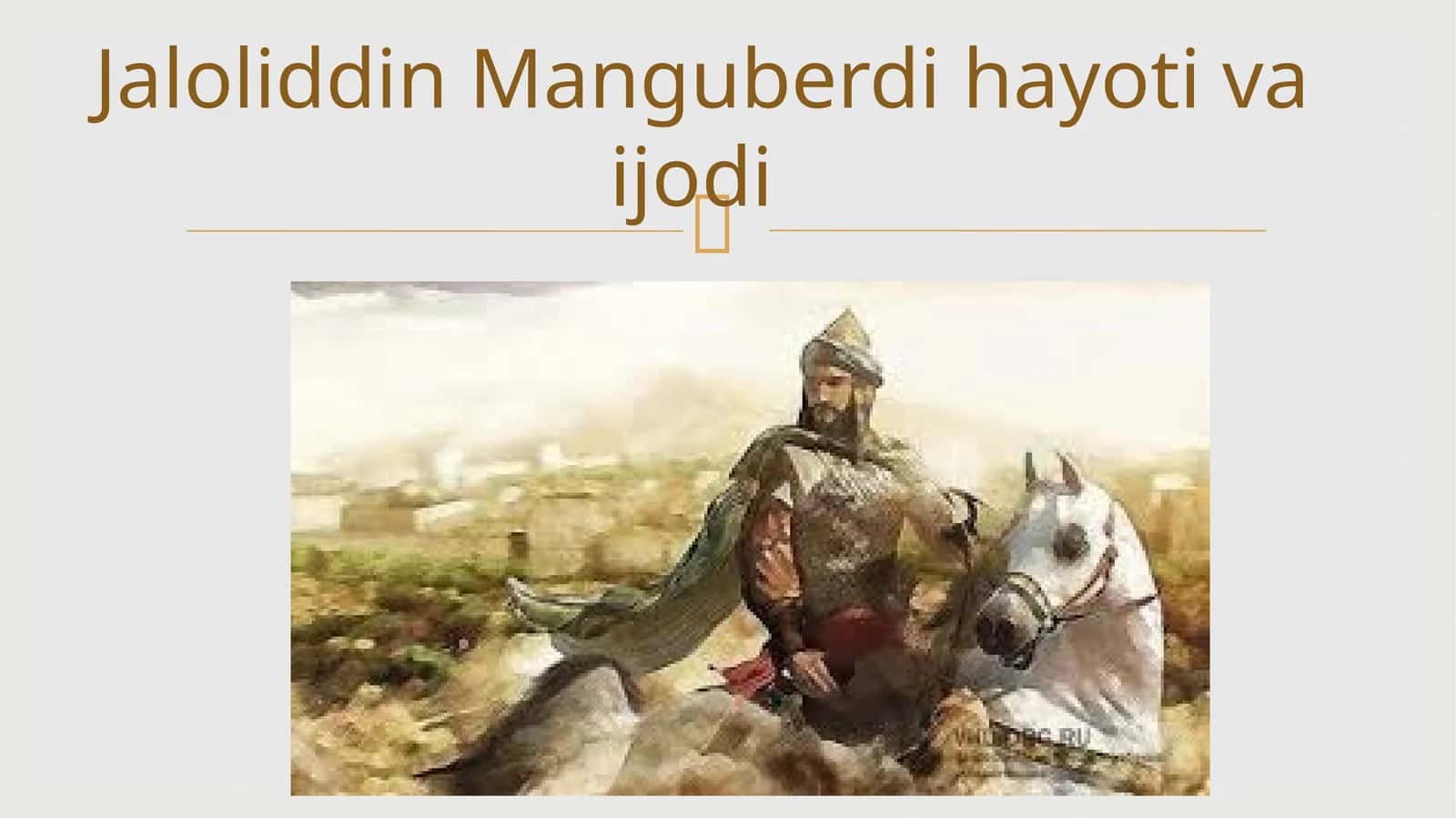 Jaloliddin Manguberdihayotivaijodi 1