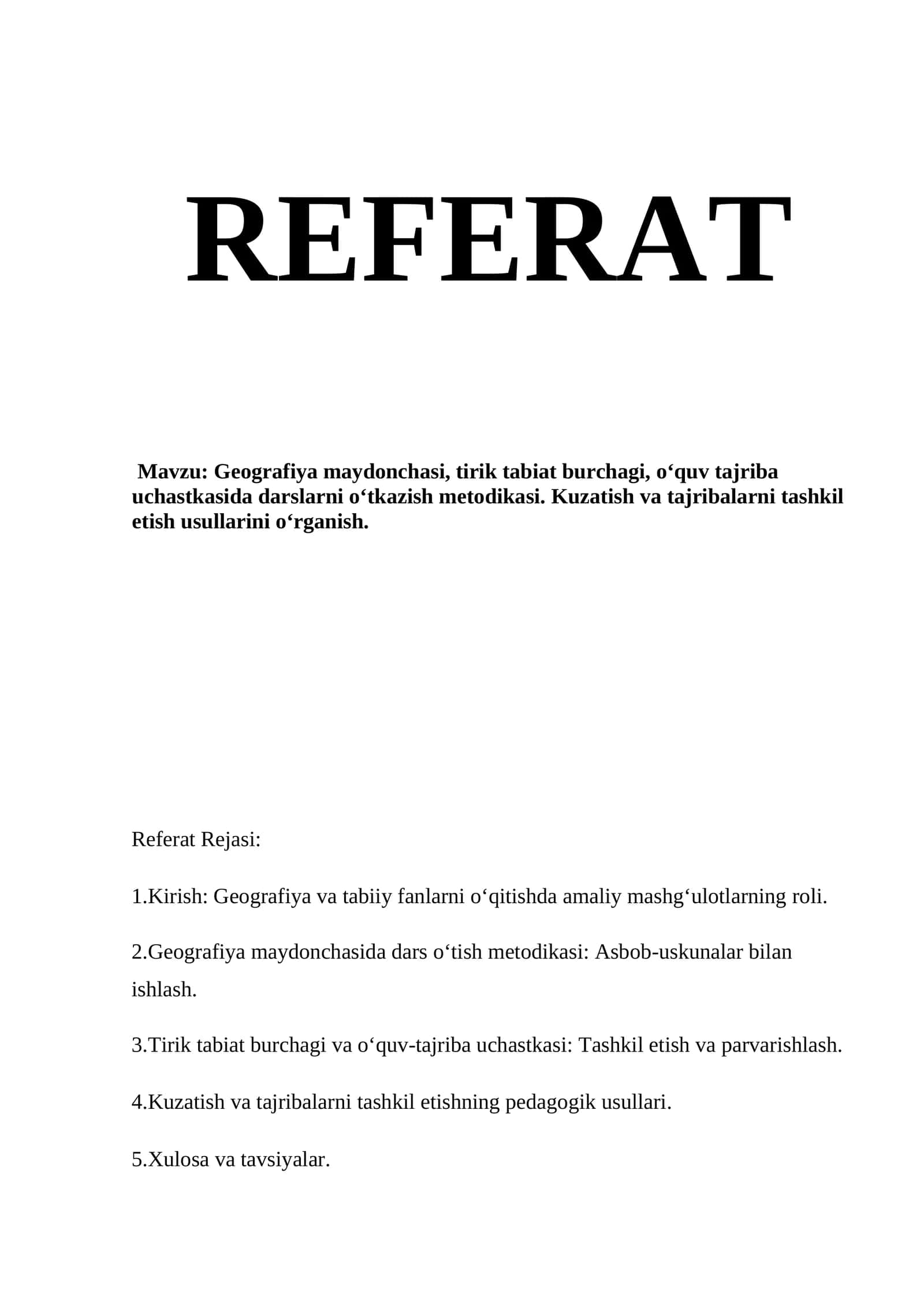 Referat 1