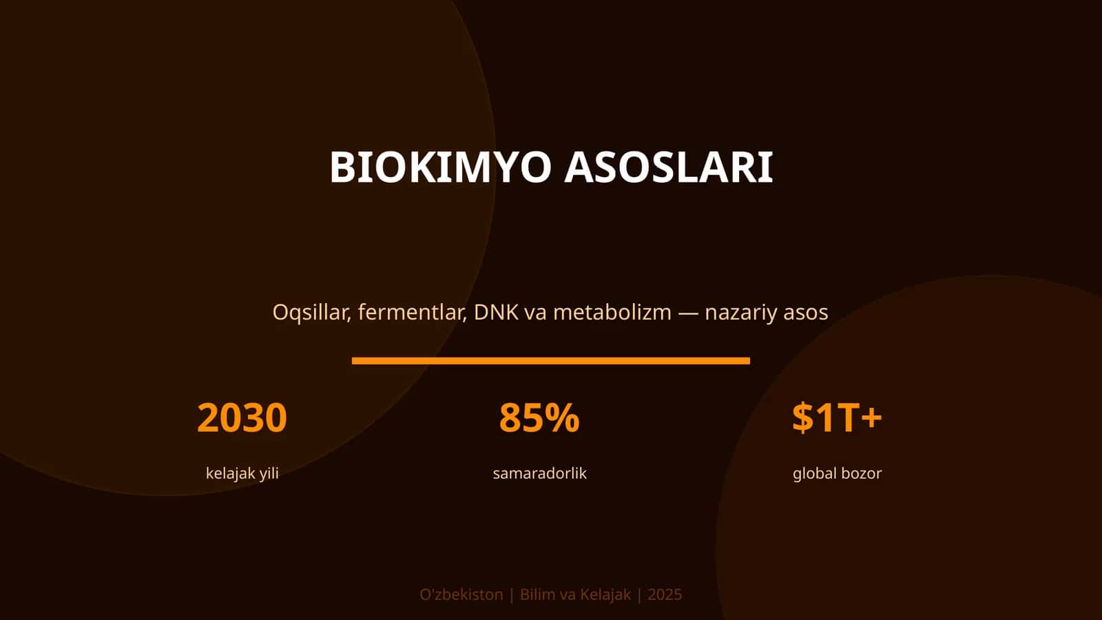 Biokimyo asoslari 1