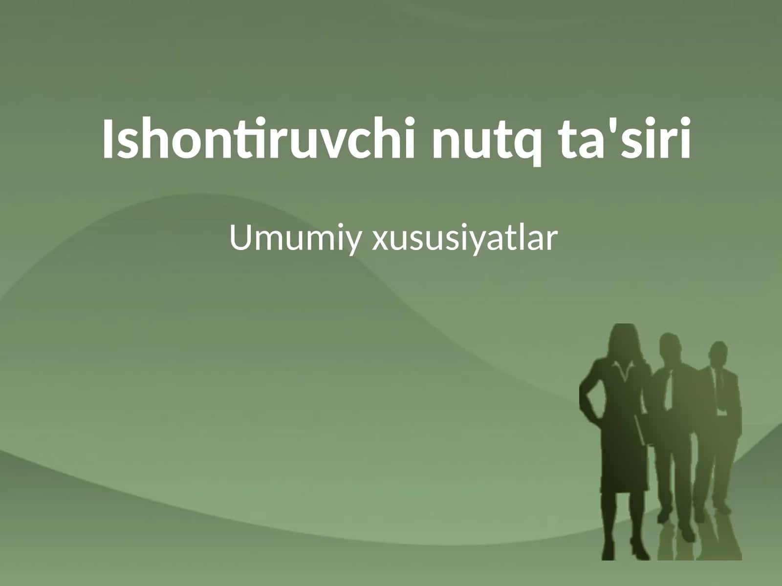 Ishontiruvchi nutq ta'siri 1
