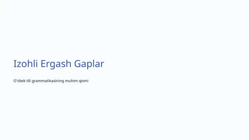 Izohli Ergash Gaplar 1