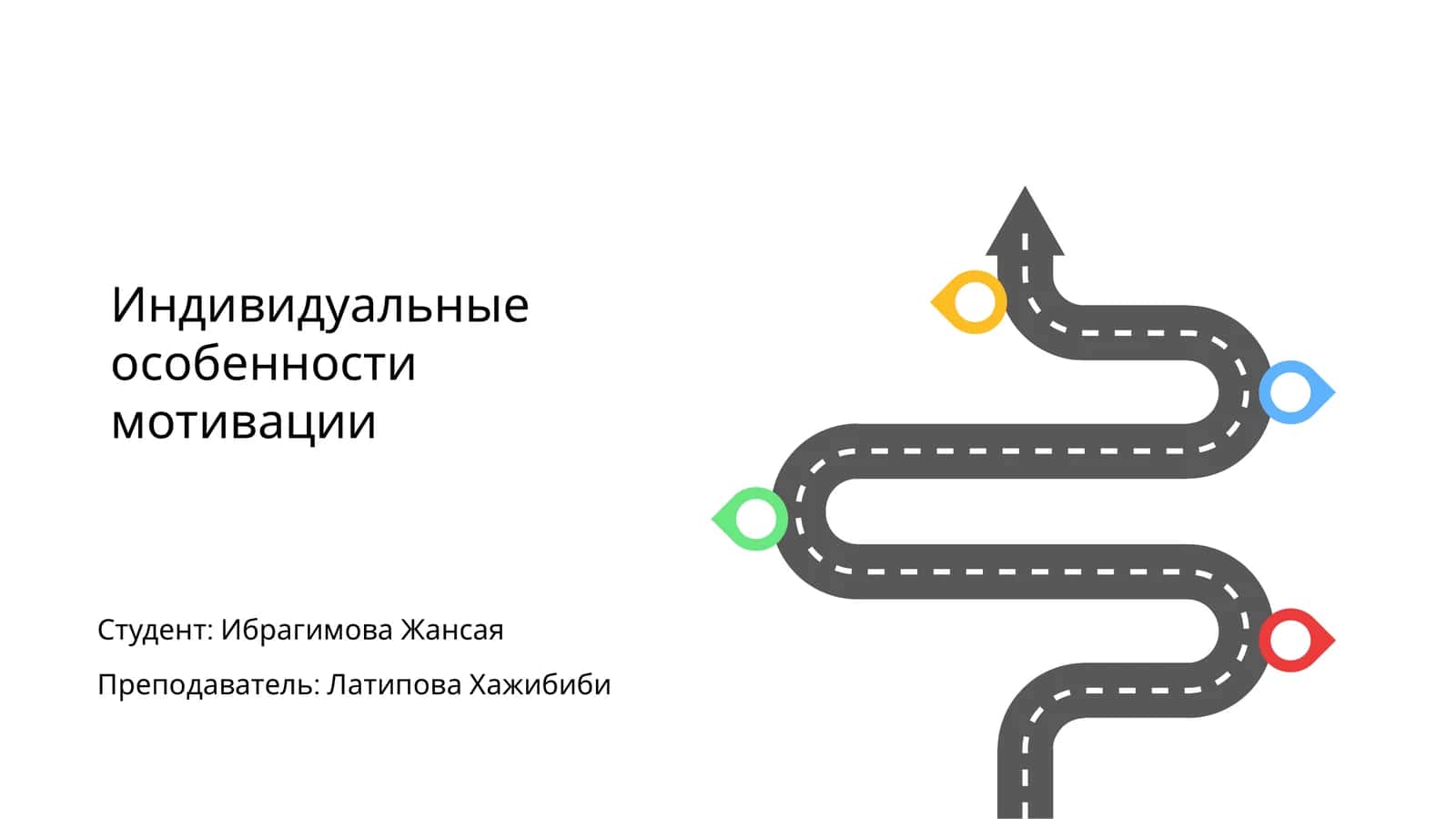 Индивидуальные особенности мотивации 1