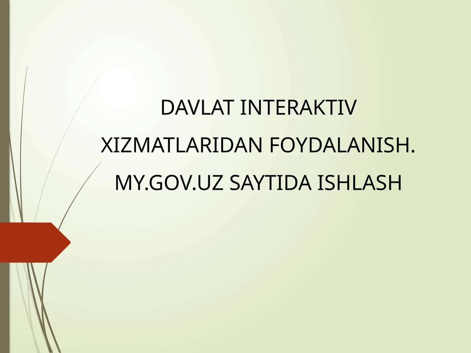 Davlat interaktiv xizmatlaridan foydalanish 1