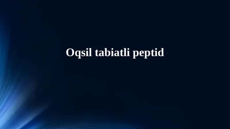 Oqsiltabiatlipeptid 1