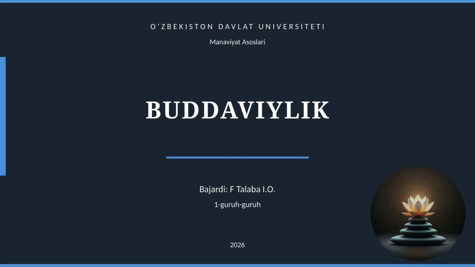 BUDDAVIYLIK 1