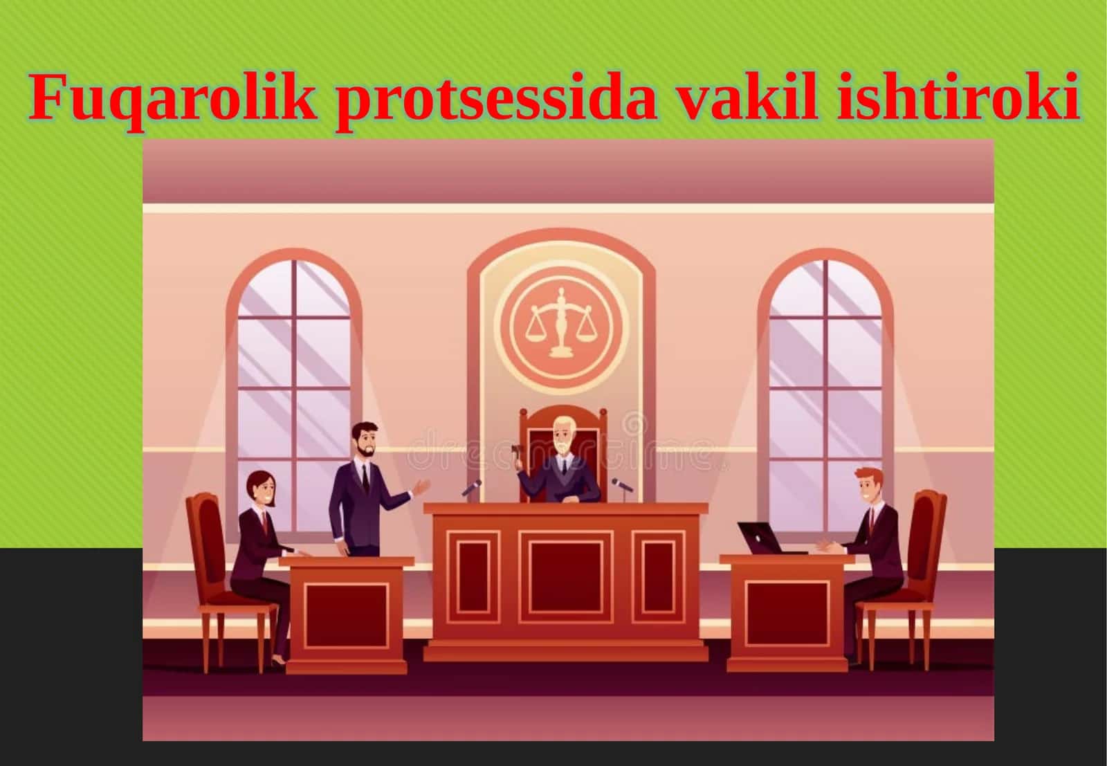 Fuqarolik protsessida vakil ishtiroki. 1