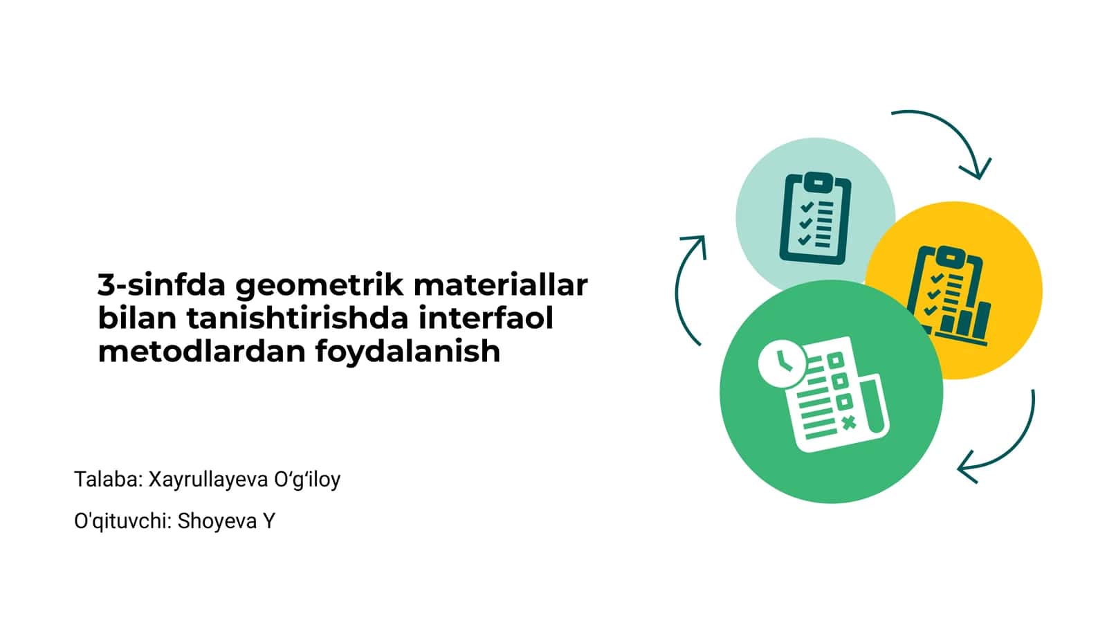 Geometrik materiallar bilan tanishtirish 1
