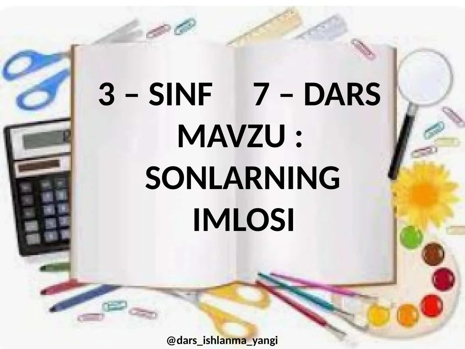 SONLARNING IMLOSI 1