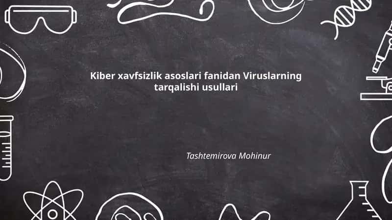 Viruslarning tarqalishi usullari 1