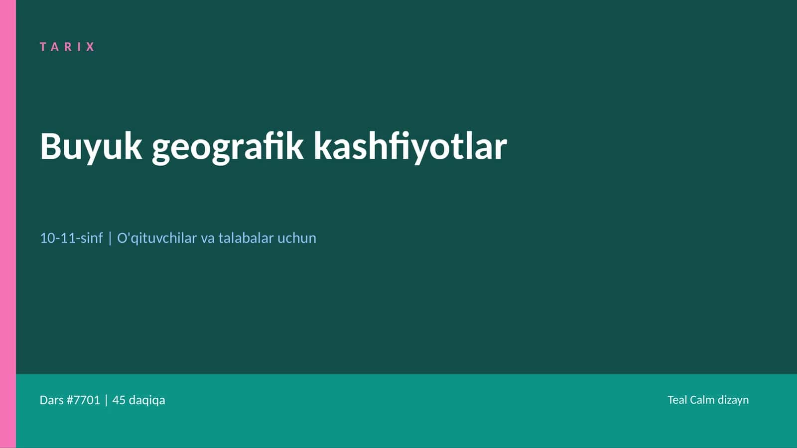 Buyuk geografik kashfiyotlar 1