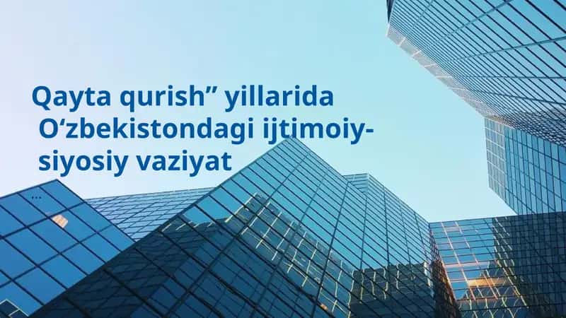 Qayta Qurish Jarayonining Asosiy Maqsadlari 1