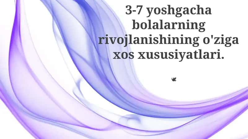 Bolalar rivojlantirish 1
