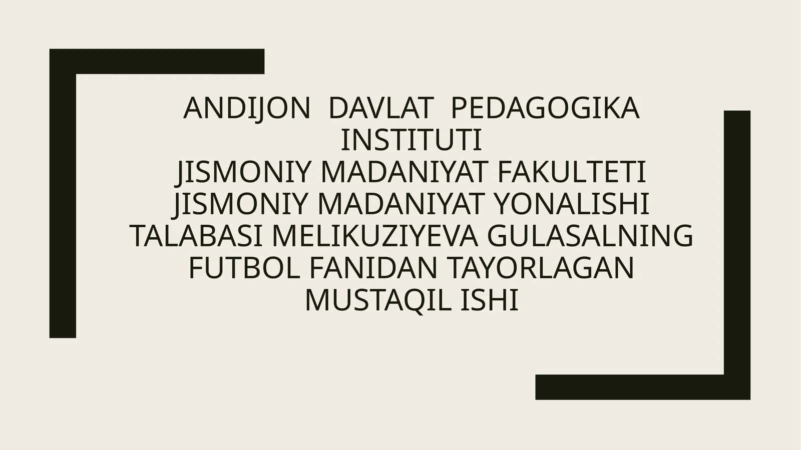 Futbolda jismoniy sifatlar 1