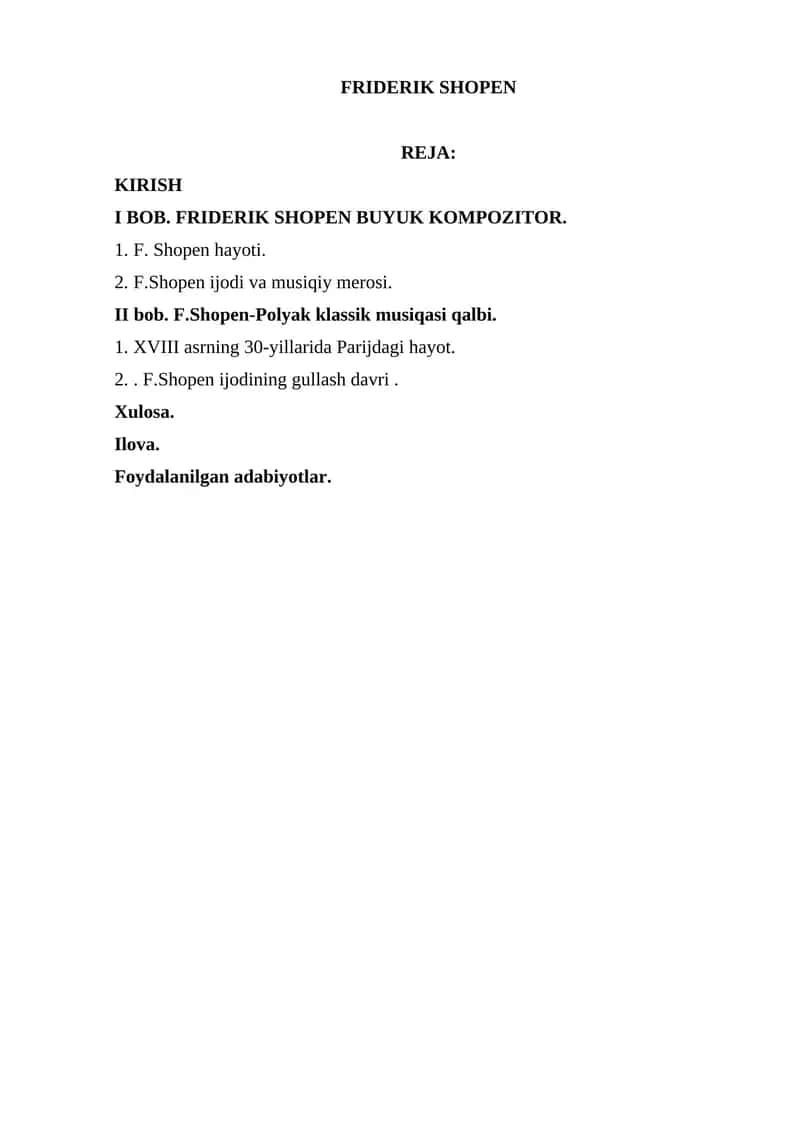 FRIDERIK SHOPEN 1