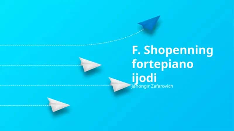 F. Shopenning fortepiano ijodi 1