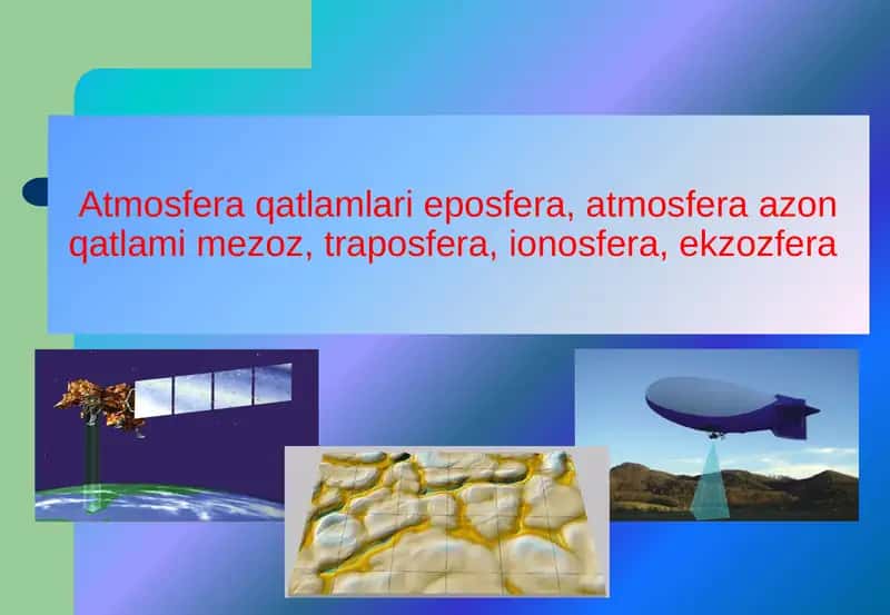 Atmosfera qatlamlari 1