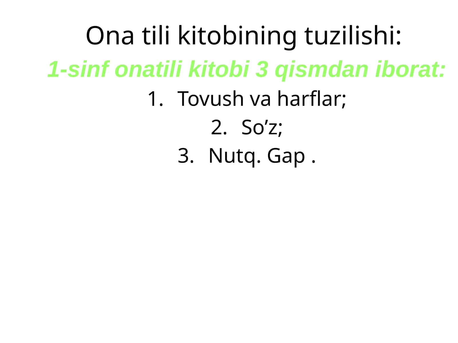Ona tili kitobining tuzilishi 1