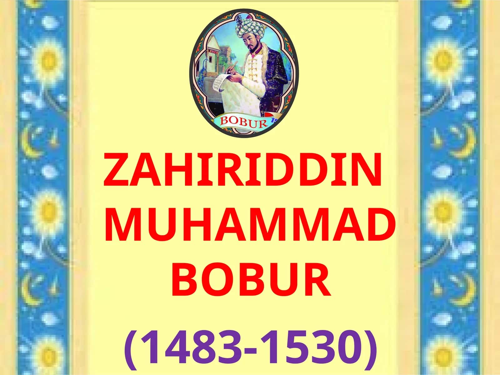 5-sinf Adabiyot fanidan Zahiriddin Muhammad Bobur ruboiylari dars taqdimot 1