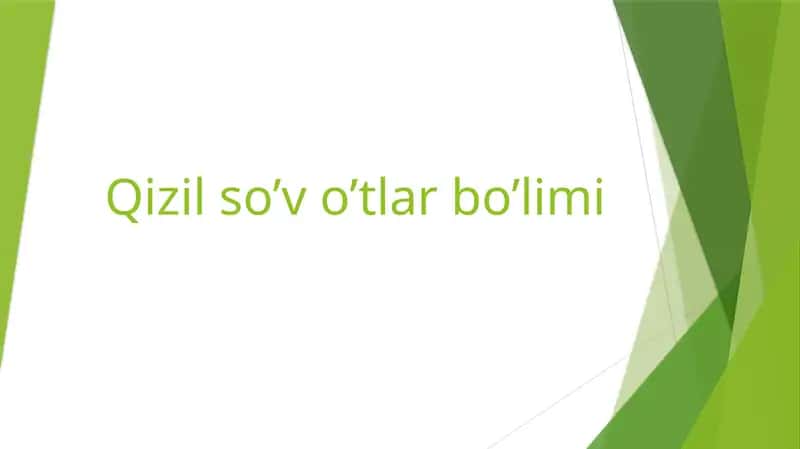 Qizilso’vo’tlarbo’limi 1