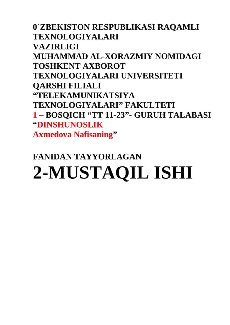 M2 Zardushtiylikda tabiatning ulug’lanishi 1