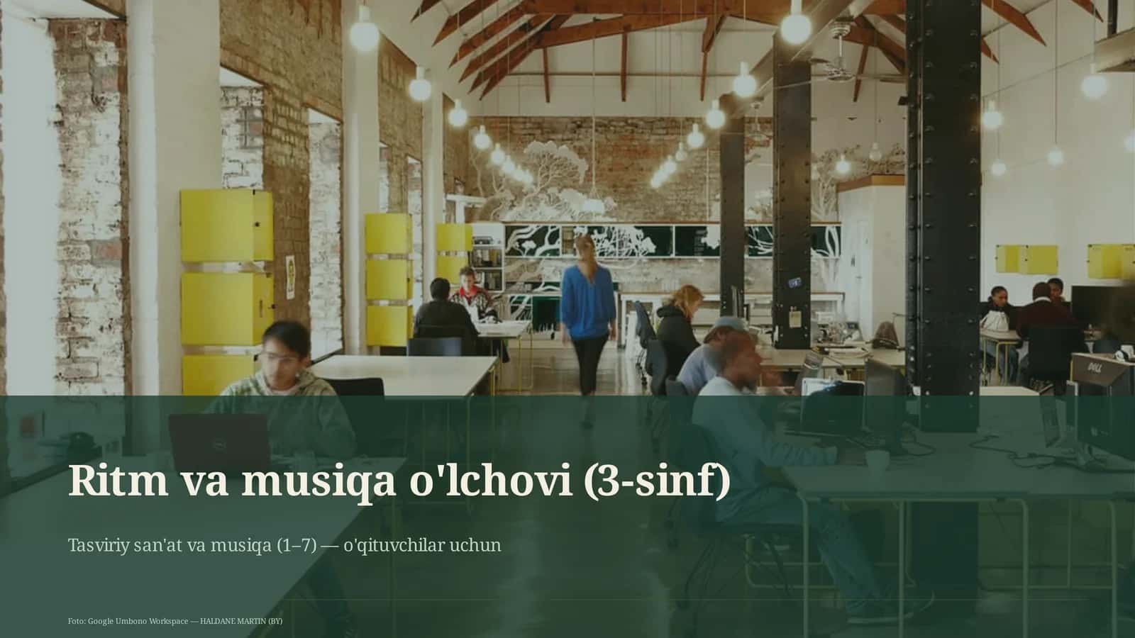 Ritm va musiqa o'lchovi (3-sinf) 1