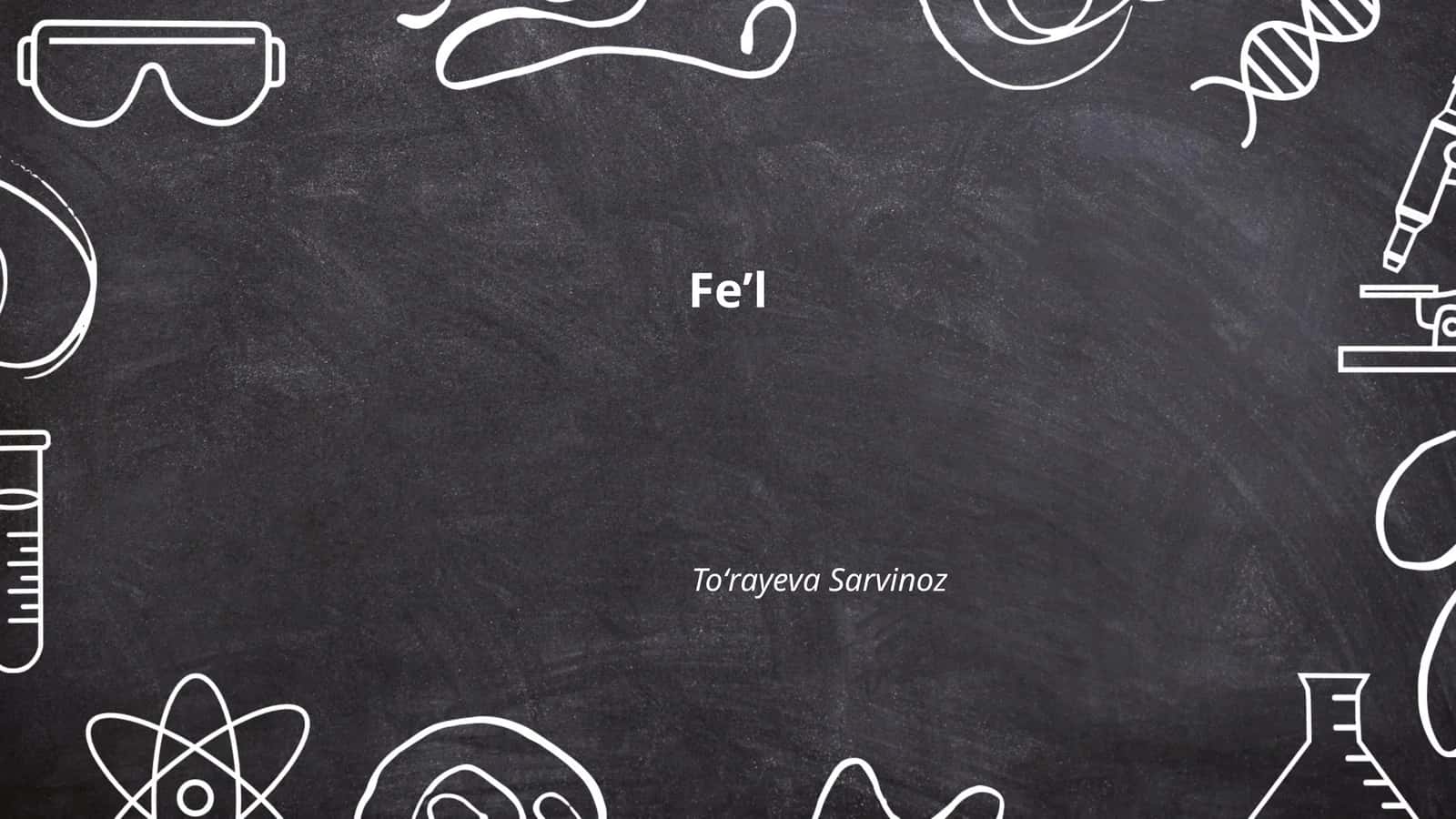Feʼl 1